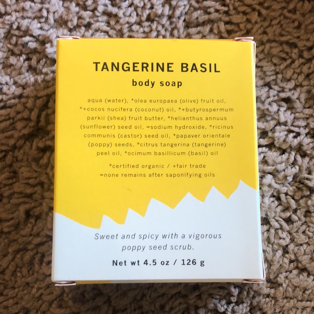 Meow Meow Tweet Tangerine Basil Soap Bar - Picture 2 of 3